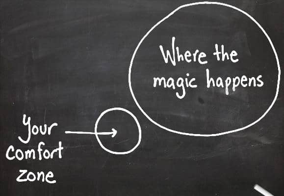 The magic happens just outside your comfort zone in setting goals